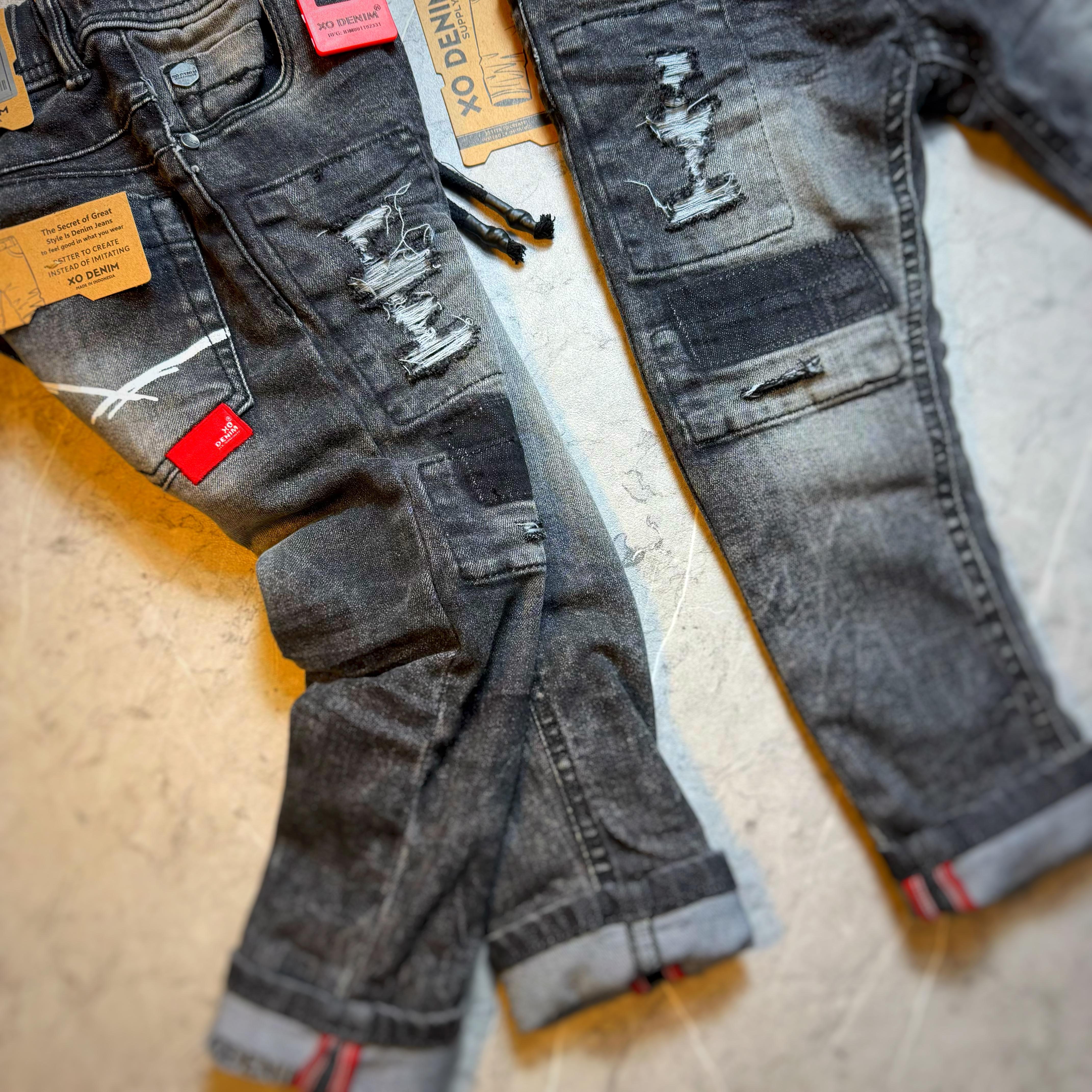 GREY DISTRO XO Denim Celana Jeans Panjang Anak Laki-Laki 2-6 Tahun BY XO DENIM JKT KIDS CHOICE