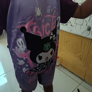 Baju Renang Anak Perempuan 3-10 Tahun Swimsuit Lengan Pendek Karakter Kuromi