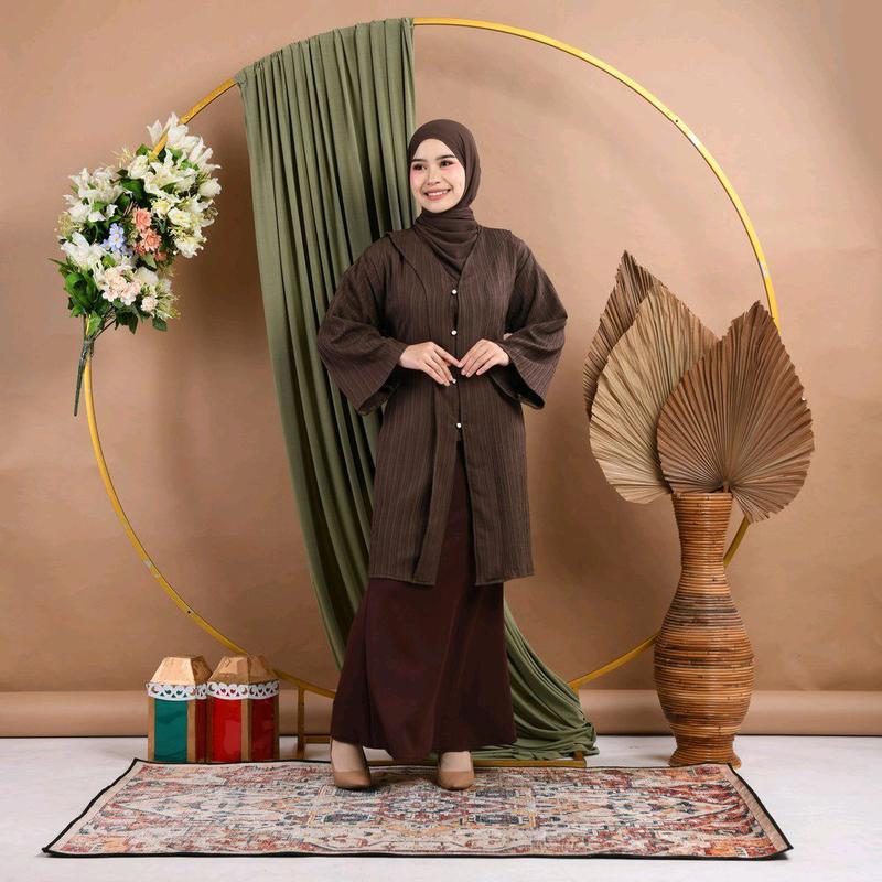 tunic // abaya // tunic kutu baru // mahogany 2