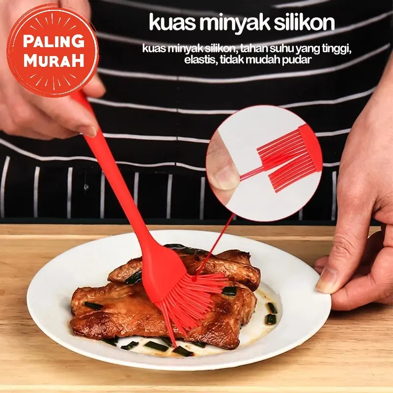 CHOCOBERRY7 Spatula Set Alat Masak 5 In 1 Sutil Scrap Kocokan Silicone/Silikon Termurah Berkualitas 6