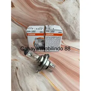 Osram H4 12v 60/55w Standard 64193 64193clc lampu utama hi/low beam original kuning standard