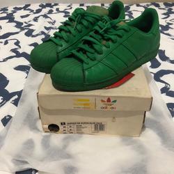 adidas gazelle silver green womens Adidas X Pharrell Superstar Supercolor Pack Yellow Men's Size 5.5 main image 0