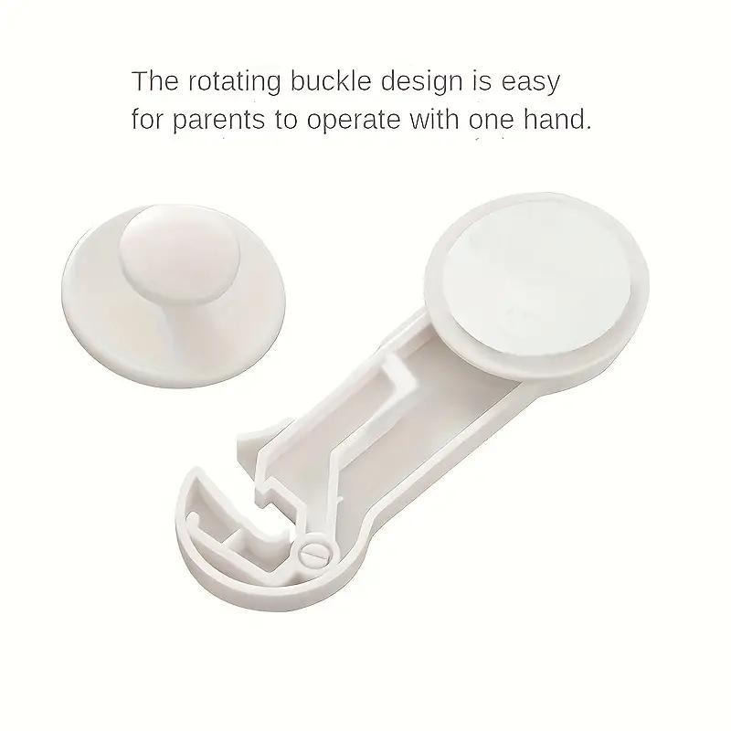 Safety Refrigerator Cabinet Lock, Window Closet Wardrobe Safety Lock,Cabinet Door Locks with Adhesive for Drawer Cupboards Fridge Closet and Pantry 2