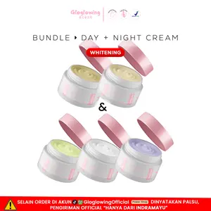 GLOGLOWING Day + Night Cream Whitening [Bundling Cream Wajah]