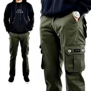 Celana Cargo Panjang Pria Original Slimfit Cargo Premim Formal Casual Standar Distro Kain Katun Tebal Hitam Army Abu Grey Cream Mocca Nyaman Anti Kusut Lembut Chino Slimfit Keren