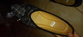 Product Review of Morilovy Sepatu Balet Flat Shoes Wanita Karet Hitam Kerja Elegan Murah Kekinian Korean Style from A**a L**s 0