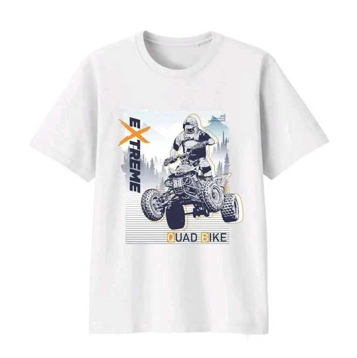 baju distro anak laki laki Quad bike extreme untuk anak usia 1-8 tahun bahan katun kombet 30s Fashion