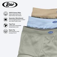 Gambar Rider Brief Spandex Celana Dalam Pria R304B isi 1 Pcs - COKLAT, S - M dari Rider Authorized Palembang Kota Palembang 2 Tokopedia