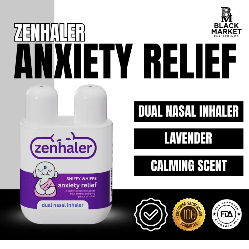 Zenhaler Anxiety Relief Dual Nasal Inhaler Sniffy Whiffs - TikTok Shop ...