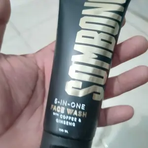 SOMBONG 5-in-1 Face Wash With Coffee & Ginseng 100ml Sabun Muka Pria Membersihkan Mencerahkan Wajah Menthol
