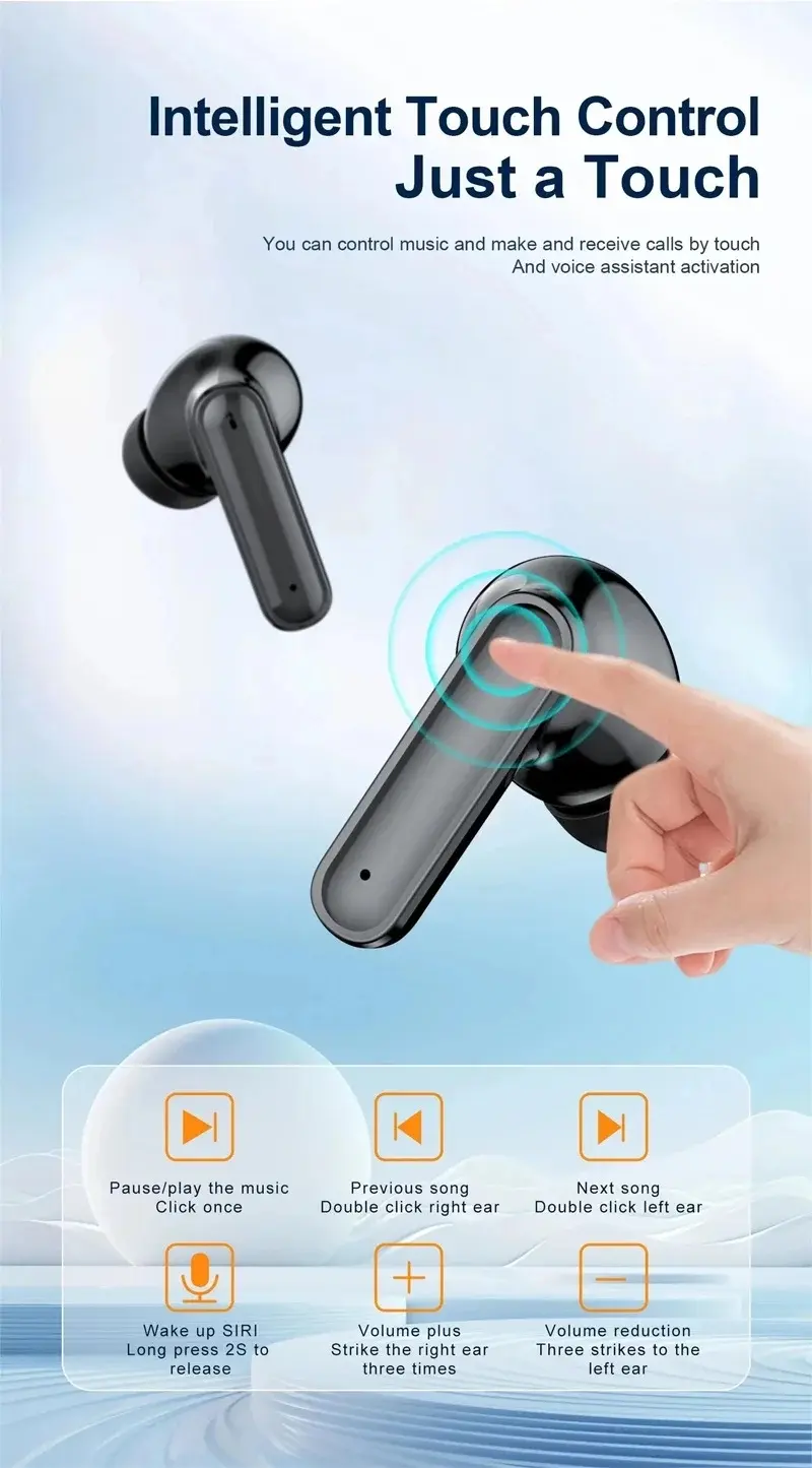 MATEI COD Headset Bluetooth S10 TWS Wireless Earphones Bluetooth