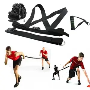 Sabuk Bantu Latihan Lari Resistance Belt Double Training Assist Speed Practice 2M