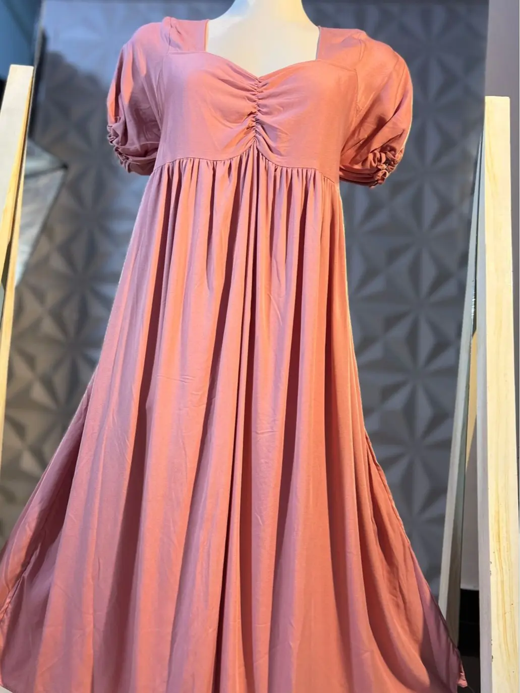 DRESS KEKINIAN DRESS INDAH SERUT DASTER CANTIK BAHAN RAYON PREMIUM DRESS KEKINIAN