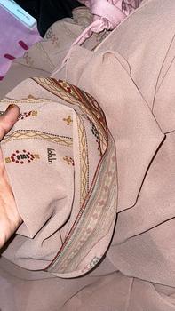 Product Review of Lotun Hana Series - Hijab Pashmina Instan Printing Motif Etnik Material Premium Simpel Mudah dipakai - Peach Rayon Ceruti from s**e 0