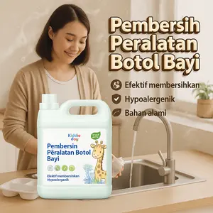 Kiddiejoy Bottle Nipple & Accessories Cleanser 1000ml – Pembersih Aman untuk Peralatan Bayi