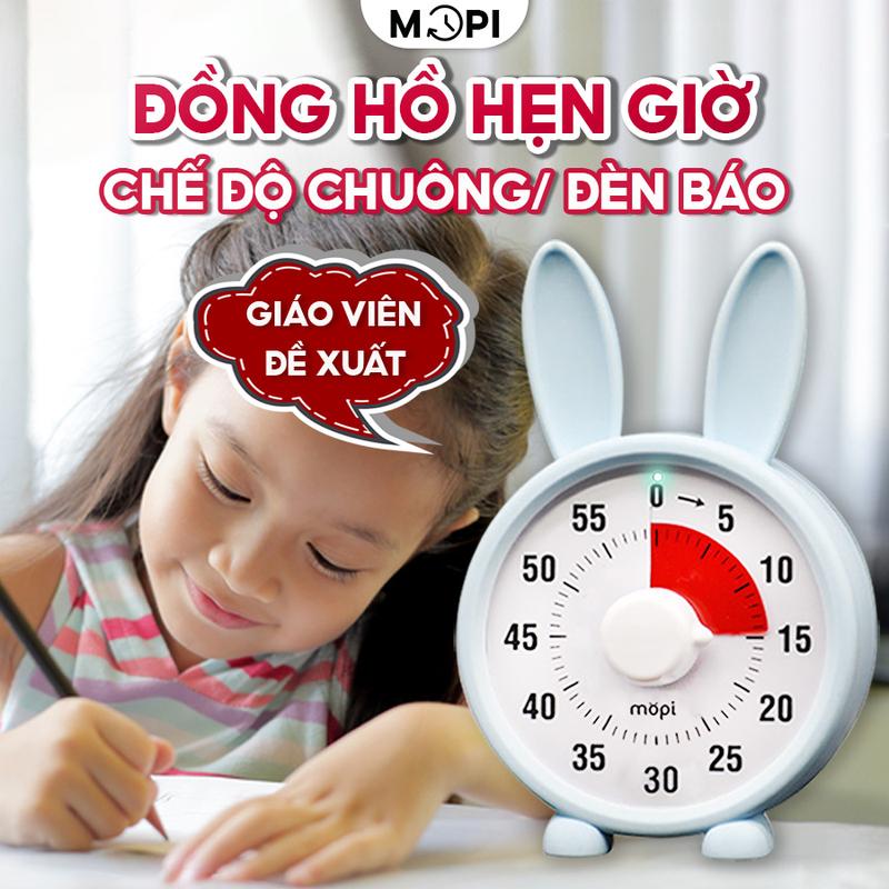 Đồng hồ Pomodoro đếm ngược, mopi timer MP038 bấm giờ học tập, quản lý thời gian trẻ em, đồng hồ hẹn giờ mini đa năng