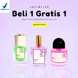 Promo Beli 1 Dapat 2 Parfum Jolibliss Keep In Touch Butterfly Era Time Less Love EDP 35ml Parfum Wanita Aroma Tahan Lama