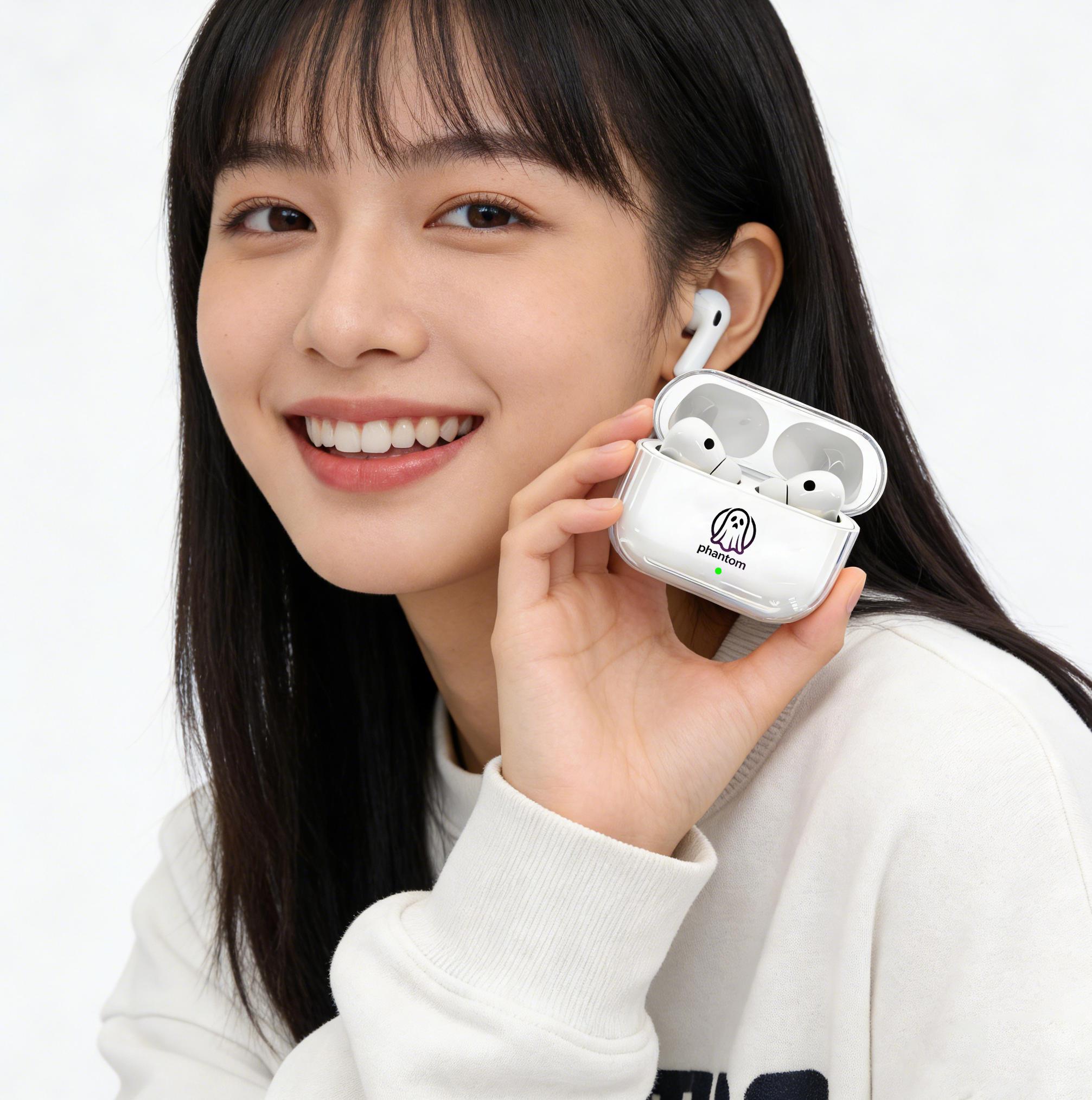 NEW 2026 EMBEDRONE-PHANTOM KH-33 Earphone Bluetooth Nirkabel True Wireless, Anti Air Dalam, Baterai Tahan Lama, TWS, Suara Bass Kuat, Audio Surround 3D,  Gaming Kompetitif, Mendukung Panggilan, Musik, Olahraga, Earphone Bluetooth Nirkabel