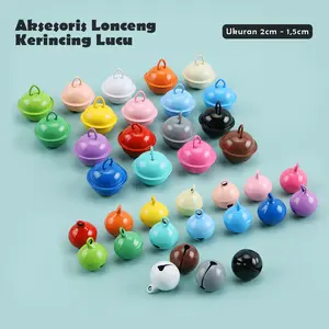 Lonceng Kerincingan Lucu Kucing Anjing Ukuran Mini 1,5cm - 2cm  Nyaring & Jernih Aksesori Dekorasi DIY