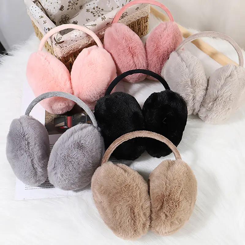 Đồ gia dụng thông minh mùa đông gấp di động earmuffs thời trang ấm lỗ tai màu…