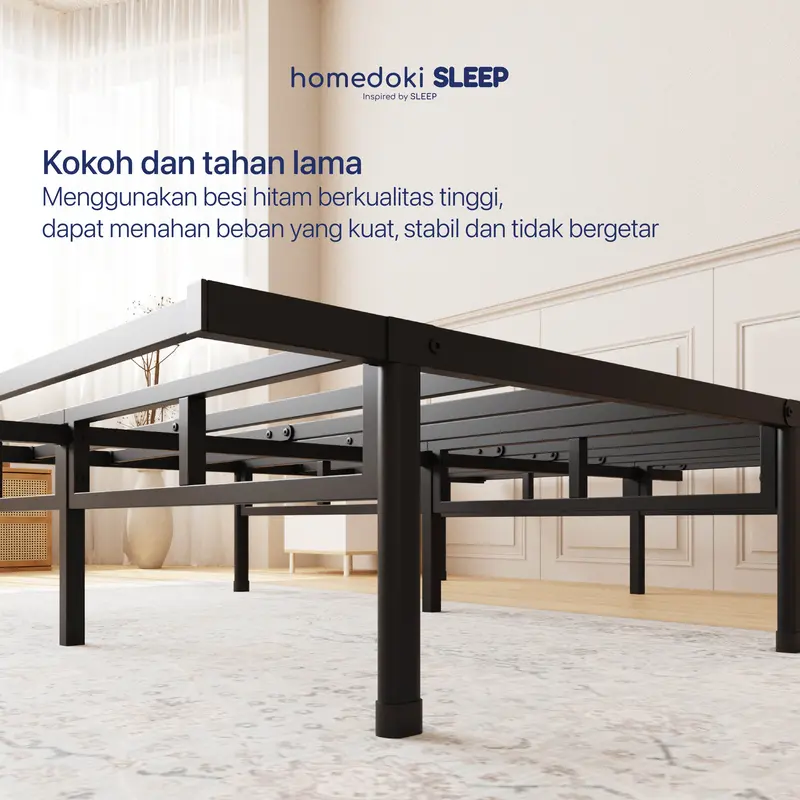Homedoki BASICLITEBED  Series/ Tatakan Divan Tempat Tidur / Yelena Ranjang Tidur / Dipan Tempat Tidur 3