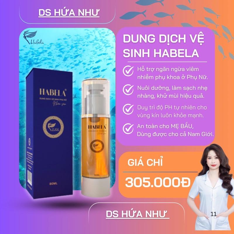  Dung dịch vệ sinh phụ nữ habela 80ml nhân sâm 