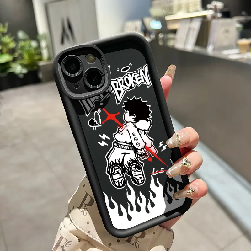 Casing Hp Untuk OPPO A5 A3s A12E Realme C1 Casing Hp Kasing Kesing Cesing Softcase Case Casing ponsel kartun kreatif silikon Anti-Sidik Jari Tahan guncangan Gores 4