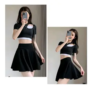 By Ol Shop - Viral Rok Mini Korean Style Terbaru - Rok Olahraga Senam Aerobik