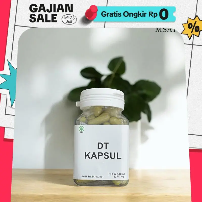 Msay Minuman DT Kapsul Isi 60 - Menghempaskan Minyak Numpuk - Rutinitas Sehari-hari