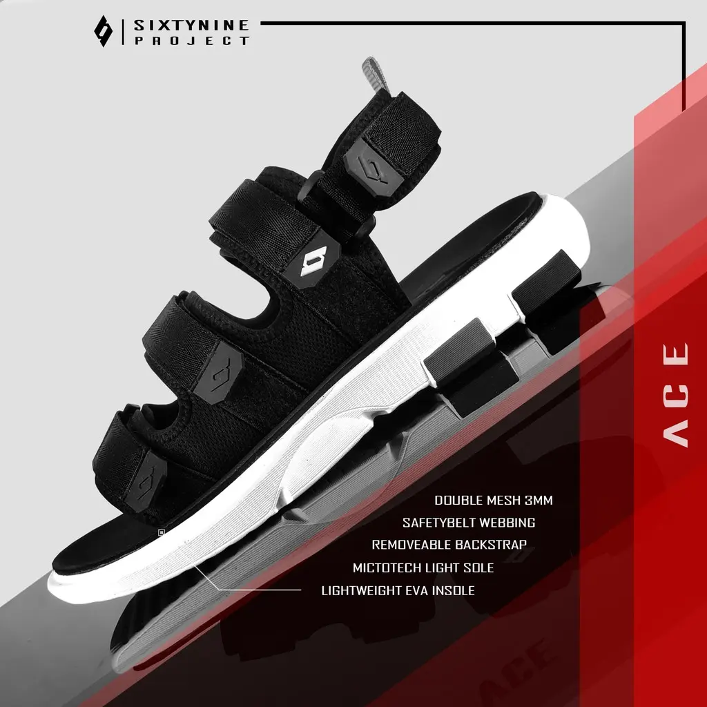 SIXTYNINE PROJECT - Ace - Sandal Gunung Pria Wanita