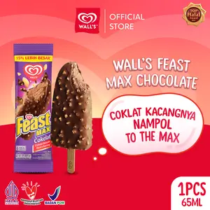 Wall's Feast Max Chocolate 65ml - Wall's Es Krim / Ice Cream