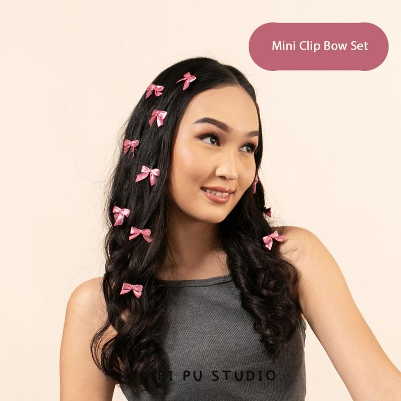 Best Seller Papipu Studio Jepit Mini Bow Jennie Set 8 Pcs Jepit Pita Korea  Jennie Mini 0