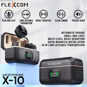 Microphone FLEXCOM X-10 Tipe C - IPONE