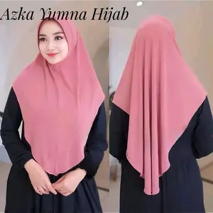 BERGO INSTAN JERSEY PREMIUM/ HIJAB KHIMAR PINGUIN JERSEY INSTAN jilbab Nyaman Panjang Simple Kerudung Muslim Variasi Syari