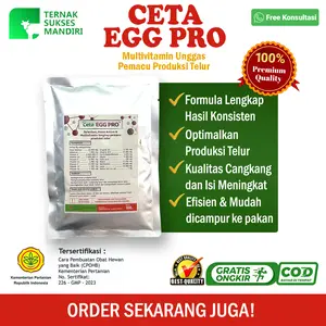 [PASTI ORI] CETA EGG PRO – Multivitamin Unggas Pemacu Produksi Telur Lebih Banyak & Berkualitas