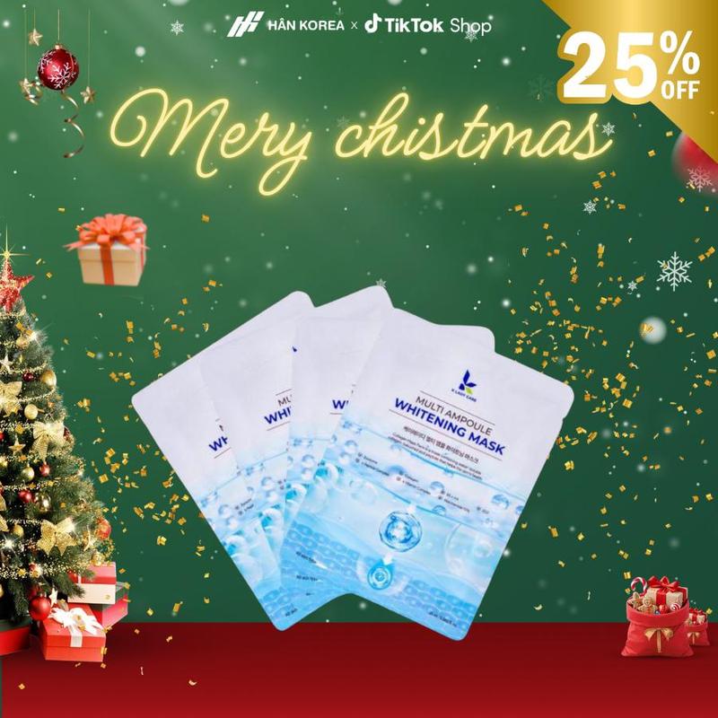 A399 - LIVETREAM - Combo 10 Miếng Mặt nạ Multi Ampoule Whitening Mask K Lady Care