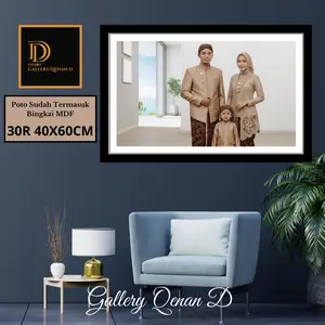CETAK FOTO UKURAN 30R (40X60CM) SUDAH DI BINGKAI MDF 005 Frame