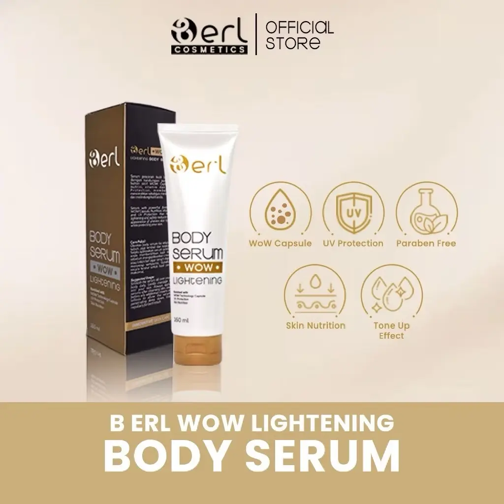 B erl Wow Lightening Body Serum Tubuh