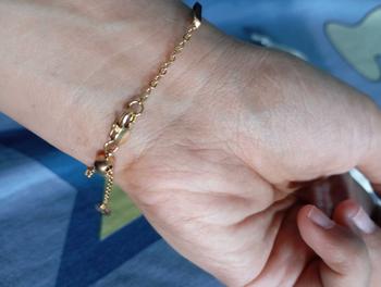 Product Review of THIQLA - Gelang Serut Wanita FASL - Gelang Kecil Tipis Mirip Gelang Emas Model 2025 - Gelang Aurel Mirip Gelang Titanium Wanita Anti Karat from i** r**u 2