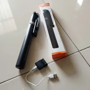 Tripod Tongsis Bluetooth 1.7 Meter Selfie Stick 4 in 1 170cm R1S-L Portable 360 derajat Lampu Remote