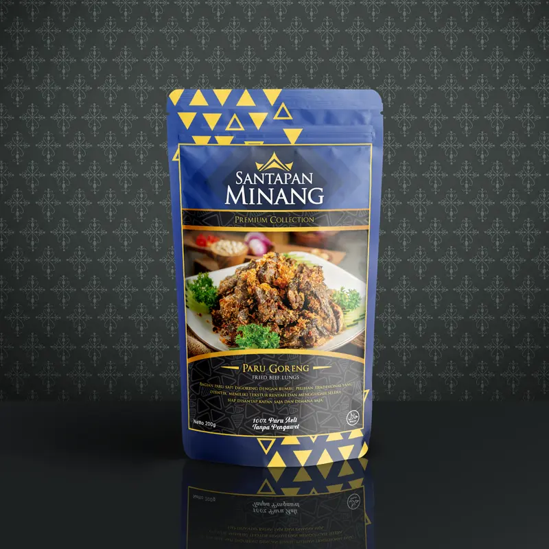 Santapan Minang Paru Goreng Kering Asli Padang 200 gram 2