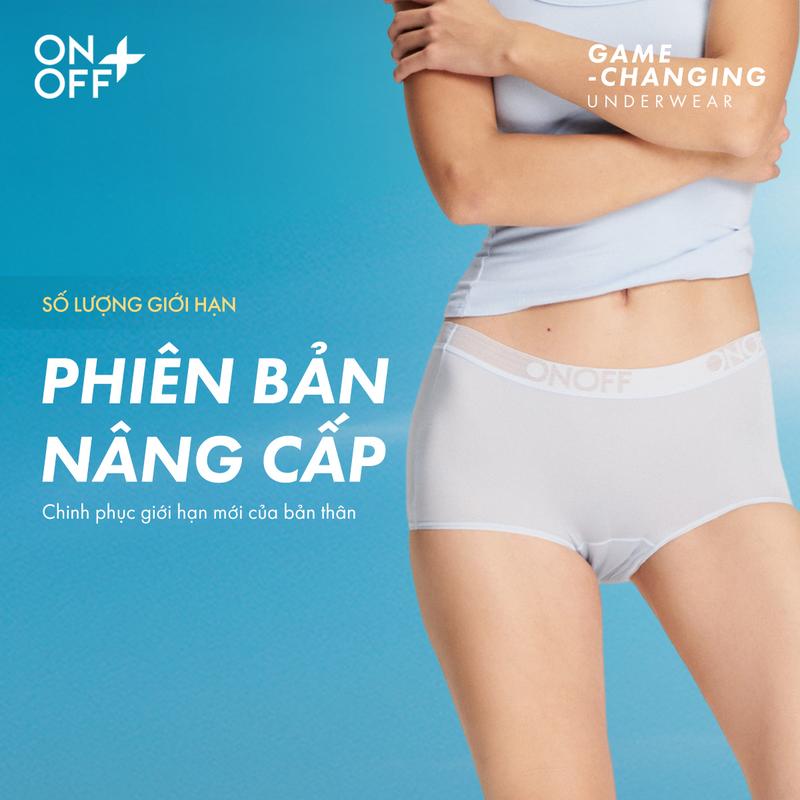 Quần lót nữ boyshort chất liệu microfiber mesh nhẹ nhàng gọn gàng di chuyển linh hoạt - ONOFF 16UN25A426