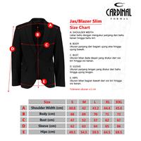 Gambar Cardinal Jas Slim Fit Pria F0027J02E - Blue, L dari Cardinal Brand Kab. Bandung 5 Tokopedia