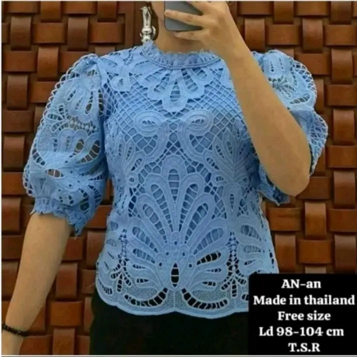 Blus Brokat An An Bangkok Made in Thailand 2
