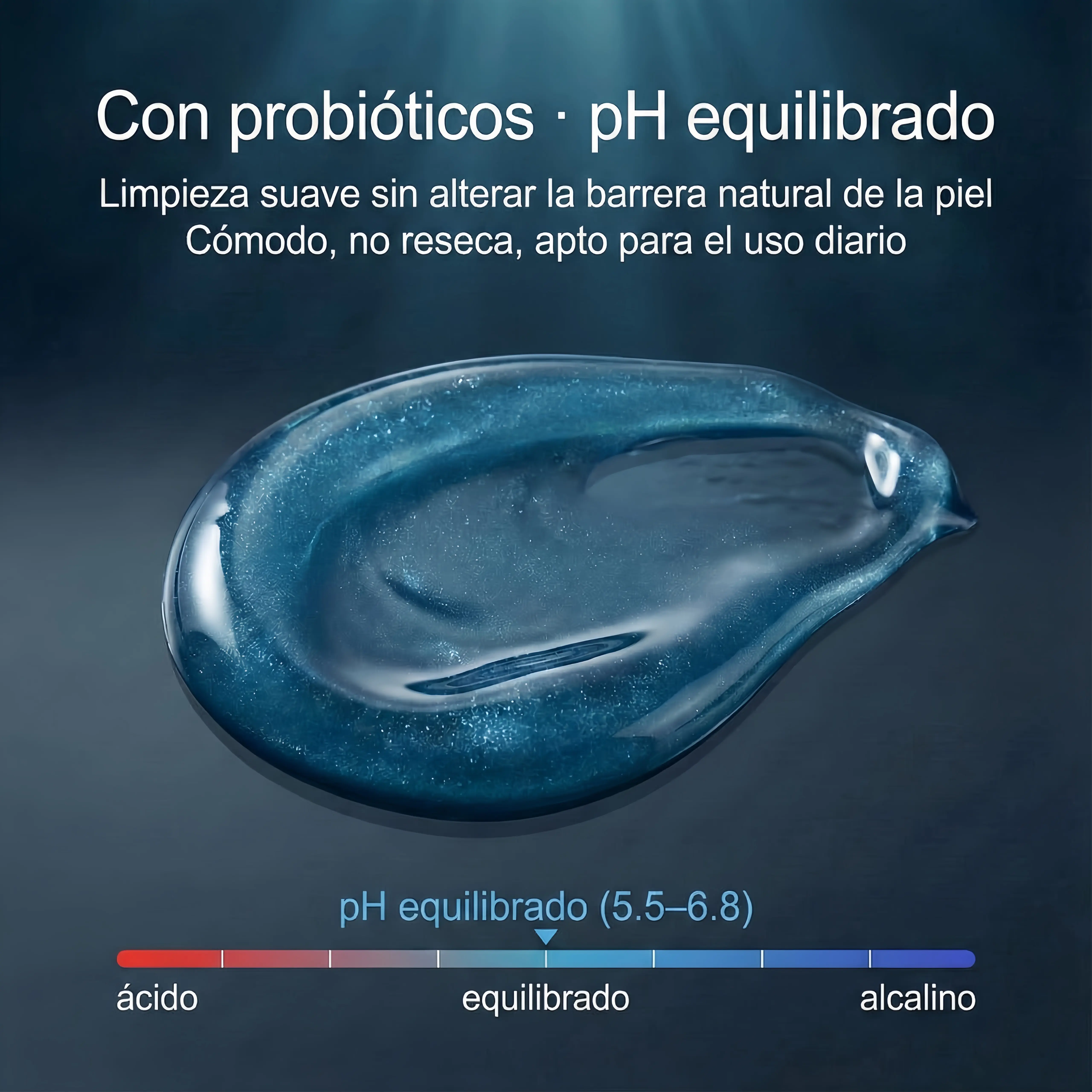 elfbar nachfüll pod läuft aus NOIL Aquablue Gel de Ducha Perfumado – 1 Botella (400 ml)｜AHA/BHA +  Probióticos｜Control de Grasa y Acné Corporal