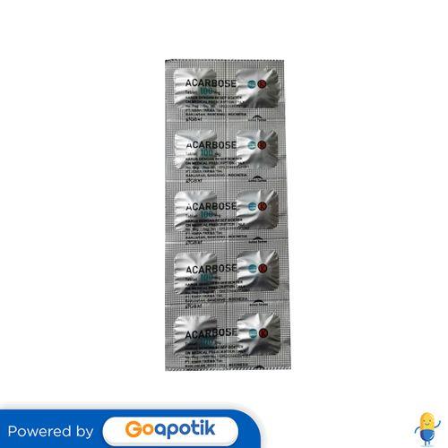 ACARBOSE KIMIA FARMA 100 MG STRIP 10 TABLET