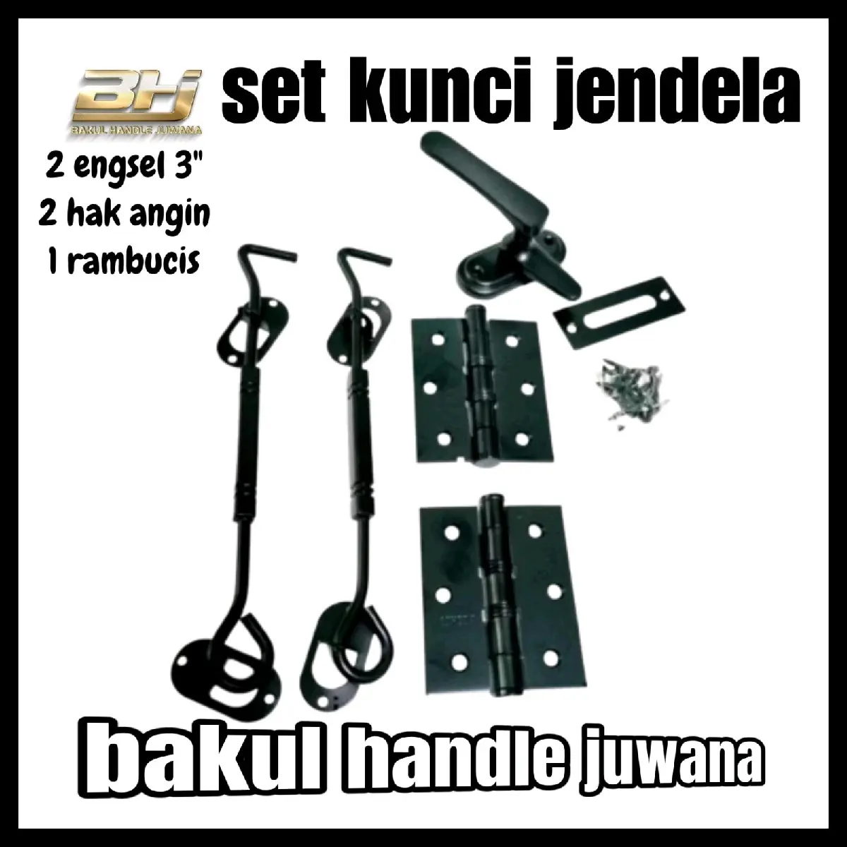 Set kunci jendela paket hemat jendela kelengkapan jendela
