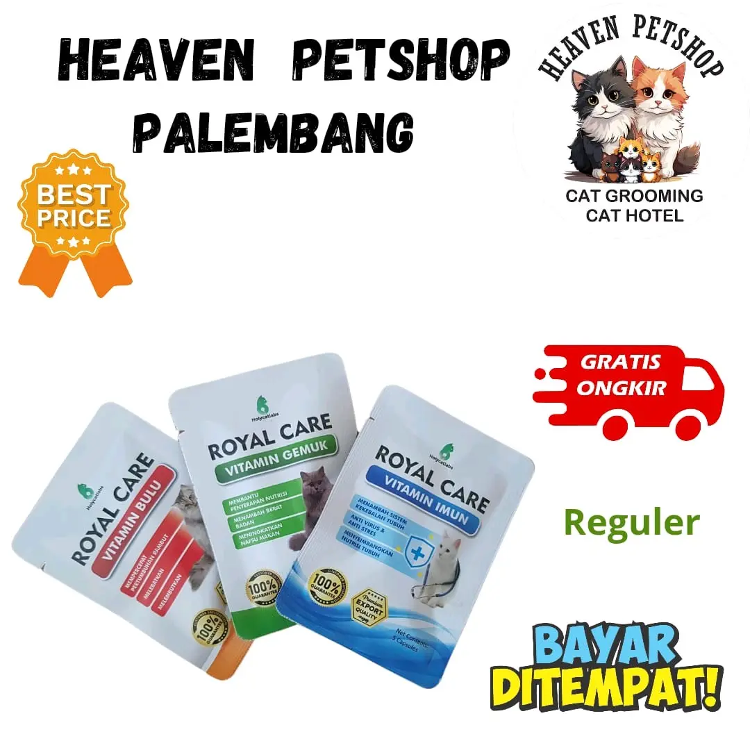 Royal Care Vitamin Kucing Hemat Isi 5 Capsul - Semua Varian, Untuk Kesehatan Maksimal