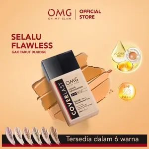OMG Coverlast Liquid FOUNDATION Alas Bedak Oh My Glam