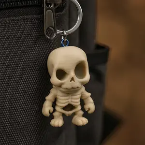 Gantungan Kunci Skeleton Chibi - Print 3D Bahan Pla+